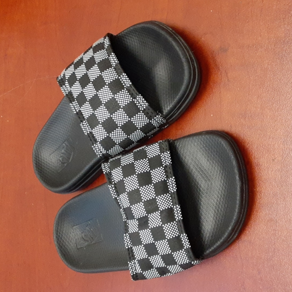 LAST CALL!! Vans Rage Youth Slide Sandals Sz 11 - Picture 2 of 6